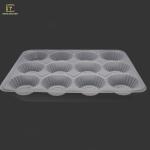 Dumpling Transparent 23*14*3.5cm Frozen Food Tray Packaging