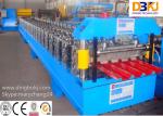 Color Steel / Aluminum Sheet Roof Panel Roll Forming Machine Trapezoidal Type