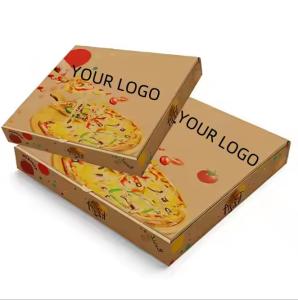 Quality Wholesale Custom Biodegradable Kraft Pizza Box Fast Food Takeaway Packaging wholesale