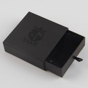Quality Matte Black Necklace Sliding Drawer Gift Boxes Sustainable Material wholesale