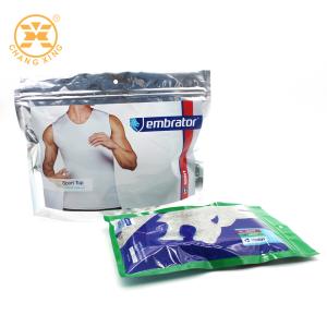 Quality BOPP Resealable Clothing Packaging Bags With Logo T Shirt Garment Plastic Packaging Bags wholesale