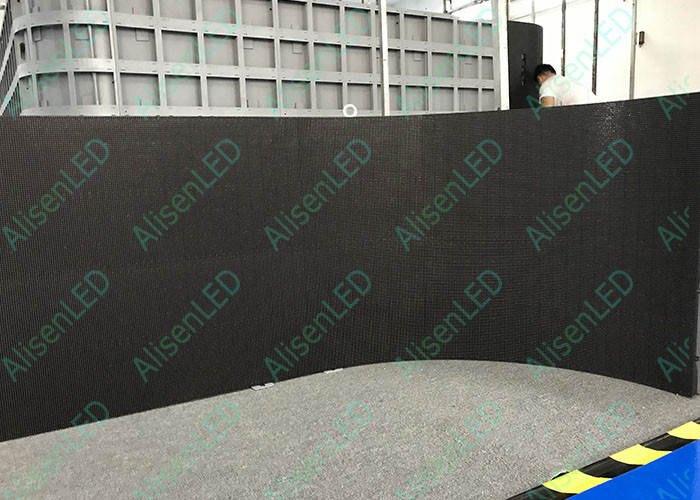 SMD1010 Flexible LED Video Screen DVI Curved Screen LED IP40