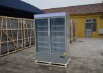 53" White Swing R404a Upright Glass Door Fridge With LED Lighting