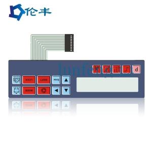Quality PET V200 Waterproof Flexible Membrane Switches Industrial Glossy Surface wholesale