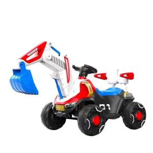 Quality LED Headlights and Dynamic Music Ride-On Construction Truck Car for Kids in Orange wholesale