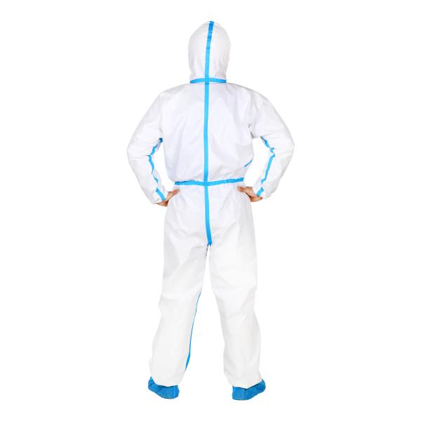 Taped Body Protection Surgical Hazmat Suit Asbestos Removal Waterproof