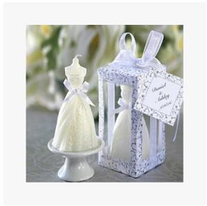 Quality New creative promotion gift product wedding gift party festival wedding dress candle wholesale