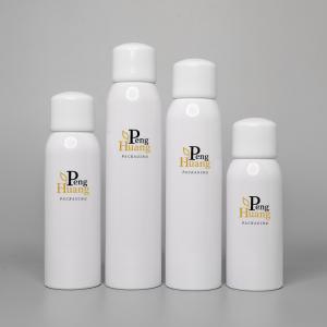 Quality Plastic PET Sunscreen Spray Bottle OEM White Airless Pump Cap 120ml 180ml 200ml wholesale