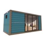 Hotel Assembled Flat-Package 20ft Container Mobile House Frame Sandwich Panel