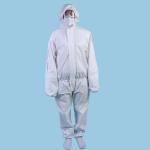 Safety Chemical Protective Blue Disposable Coveralls Suit Waterproof