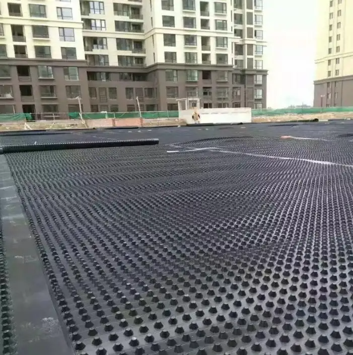 Green Roof System HDPE Drainage Board and Dimple Membrane for Construction Waterproof