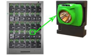 Quality Single Side Charging Station Rack , CE LED GLC-6 30 Unit Lamp Charging Rack wholesale