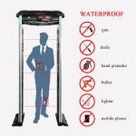 Walk Through 4KHZ Metal Detector Temperature Scanner Spray Disinfection