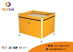 Quality Portable Free Standing Shop Fittings Plastic Promotion Counter For Supermarket wholesale