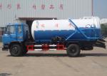 Municipal 7m3 Sewage Suction Truck / Sewage Tanker Truck With City Cleaning