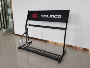 Quality Cold Rolled Steel 1 Meter Tennis Racket Holders Sports Display Shelves wholesale