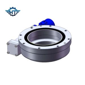 Quality 1RPM Worm Gear Slew Drive IP66 Slewing Bearing Drive Horizontal Axis wholesale