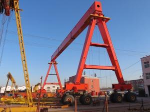 Quality 3m/Min Electric Rubber Tired Gantry Crane For Road Tunnel Construction wholesale