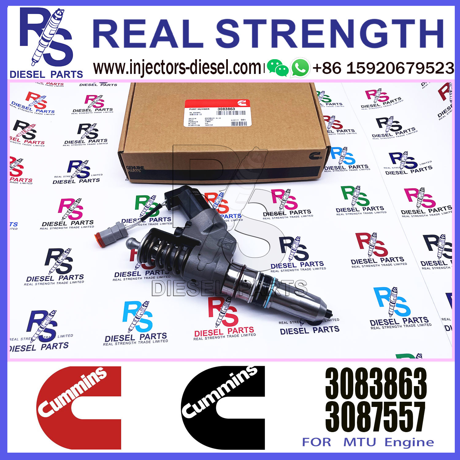 Fuel Injector 3609925 3083849 3087772 3095731 3083863 for QSM ISM QSM11 ISM11 M11 Diesel Engine