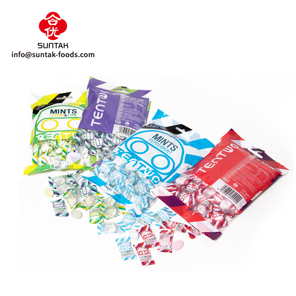 100g Sugar Free Mints Candy Xylitol Mints In Great Valued Bag Packaging