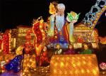 Real Proportion XianTao Elderly Handmade Lantern Display Birthday Festival