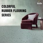 Customized 8mm Rubber Flooring Rolls Waterproof Commercial Gym Flooring Rolls