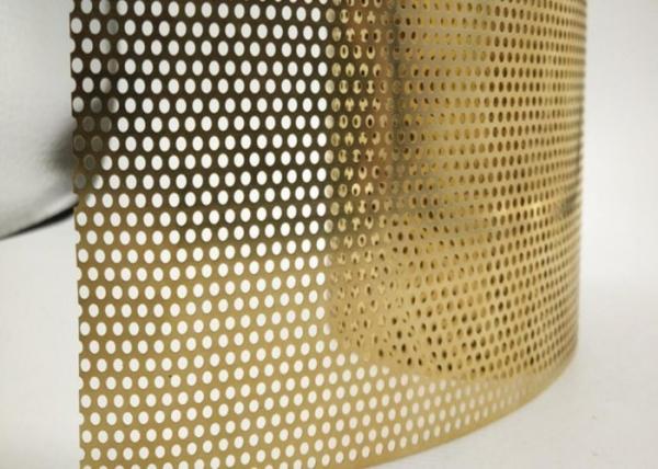 Thickness 0.1mm-8mm Punched Metal Sheet Perforated Copper Screen Erosion