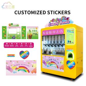 Quality Indoor / Outdoor Sugar Beans Dispenser Machine 5S Dispensing Speed wholesale