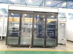 Customize Supermarket Meat Showcase Display Vertical Freezer