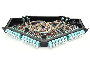 Quality Mpo - Lc Mpo Panel Om3 0.9mm 144 Ports Cold Rolled Steel Sheet Mpo Cassette wholesale