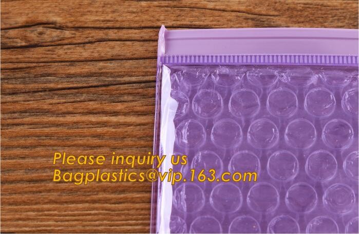 Cosmetic Pink Slider Padded Bag/Silver k Bag With Bubble,Padded Envelopes Cheap Aluminium Foil k Holographic