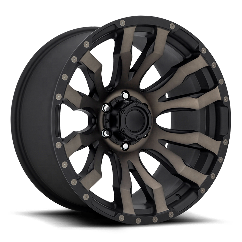 Black Bronze R20 6x139.7 Wheel Multi Spoke Design For Offroad Car