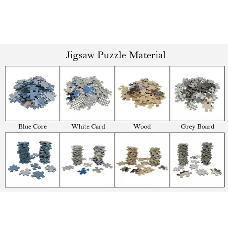 Oil Painting Cardboard Football Jigsaw Puzzles 1000 Pieces Large For Adults