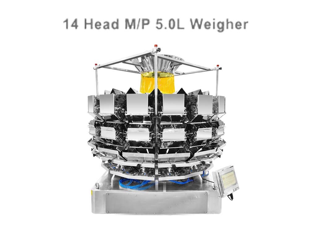 14 Head Vvegetables Multi-Head Weigher M/P 5.0L Weigher For Large Pieces Of Vegetable And Fruits