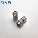 TNC straight male RF adapter RG142/U coaxial cable connector with safety hole