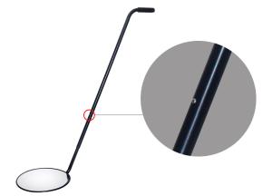 Quality 12 Inch Removable Vehicle Inspection Mirror High Intensity Shatterproof wholesale