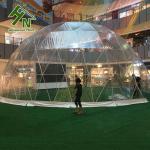 Outdoor Shelter Plastic Big Dome Tent For Promotion Events Diameter 45m
