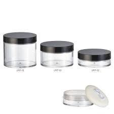 3g 5g 10g 30g 50g Plastic Cosmetic Jars / Custom Cosmetic Jars For Cream