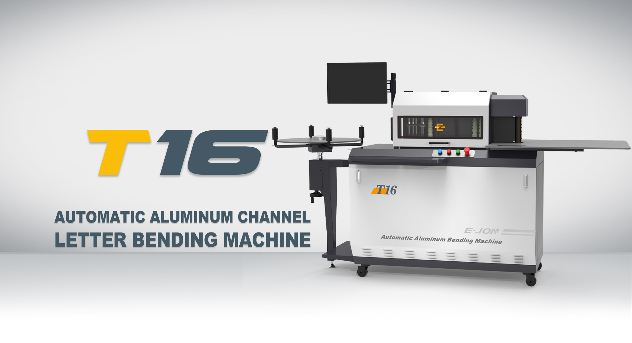 EJON T16 3D Illuminated Signs Machine for Aluminum Channel Letter Bending Automation