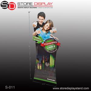 Quality corrugated paper POP person figure cardboard standee wholesale
