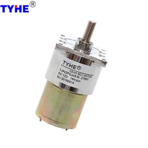 Quality Coreless High Torque Dc Gear Motor Gearbox 12 Volt Metal Brush 50 Rpm For Led Light wholesale