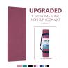 Buy cheap Purplish Red Sport Yoga Mat Extra Thick 10mm TPE Wear Resistance from wholesalers
