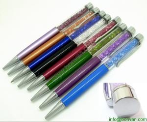 Quality valued promotional gift wholesale crystal metal ball pen wholesale