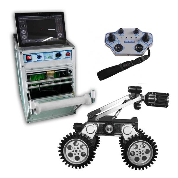 360 Degree CCTV Pipe Inspection Equipment With Motorized Pan / Til / Zoom Camera