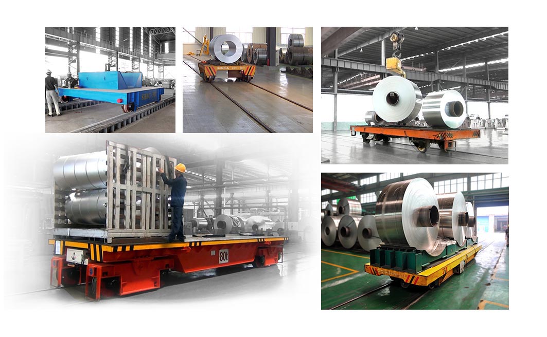 cable reel powered transfer cart