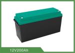 1kHz AC 2.56KWh 250A Discharge LiFePO4 RV Battery 12V200Ah