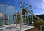 Balcony Apartment Design Stainless Steel Glass Railing Balustrdae Brushed /
