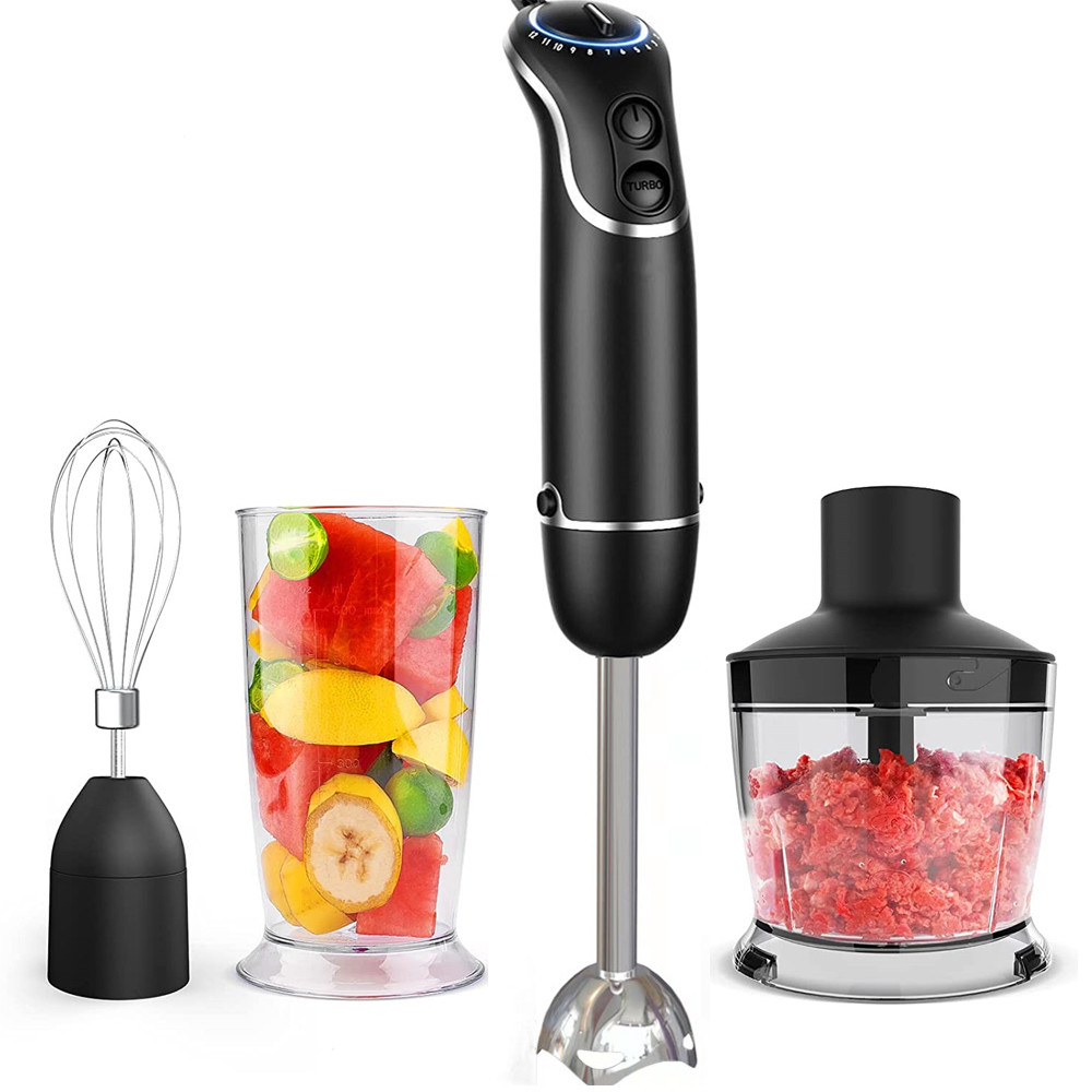Powerful Hand Held Stick Mixer Chopper And Hand Blender with Turbo Button