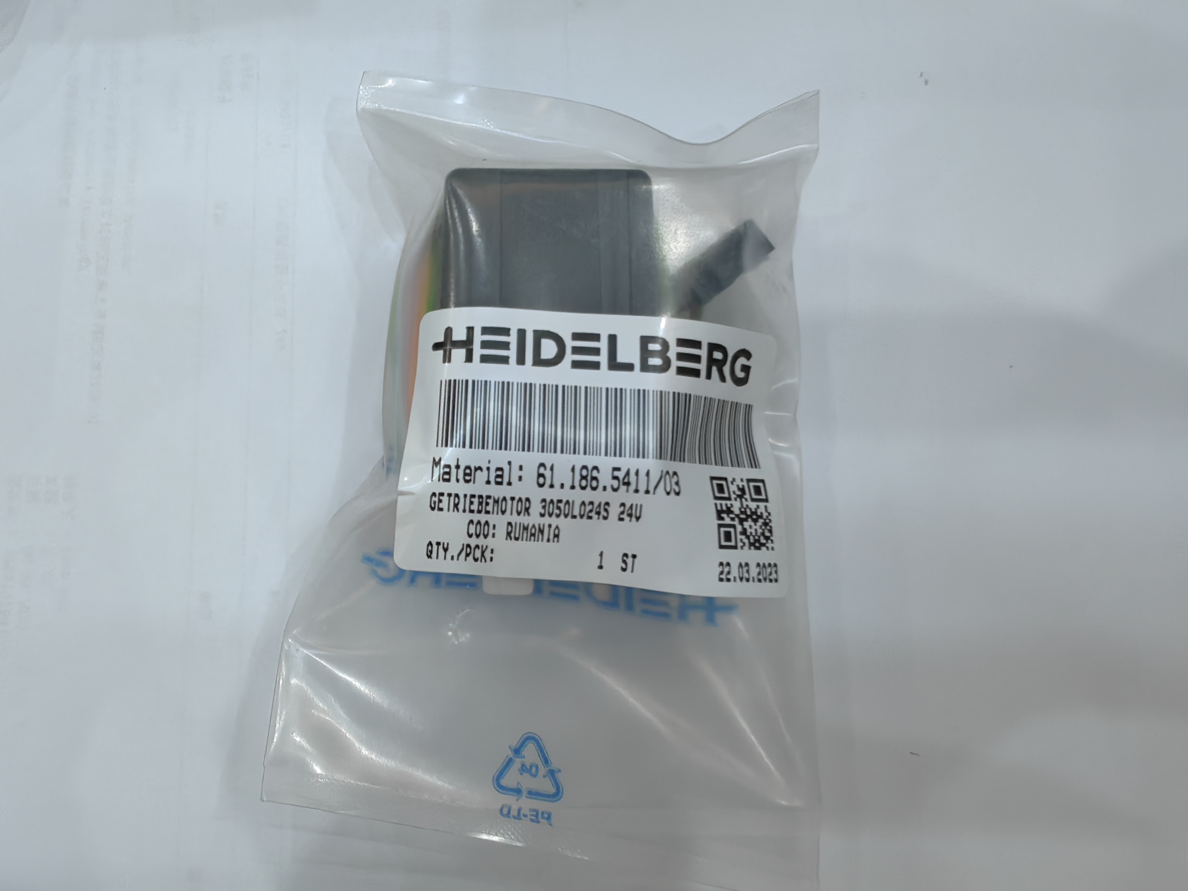 German Printing Press with CPC Ink Servo Small Motor 24V After Service 61.186.5411/03