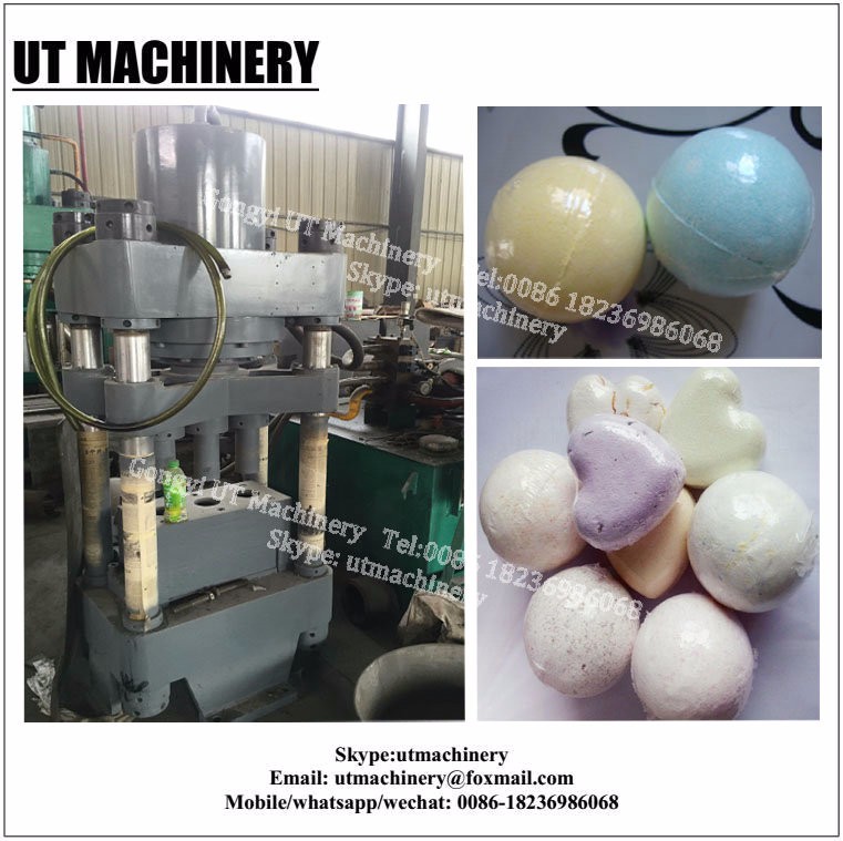 Durable Bath Bomb Press Machine with Mn65 Material Roller and 3 Interchangeable Molds
